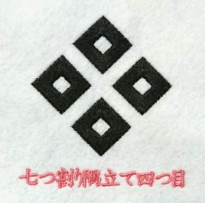 七つ割り隅立て四つ目の家紋