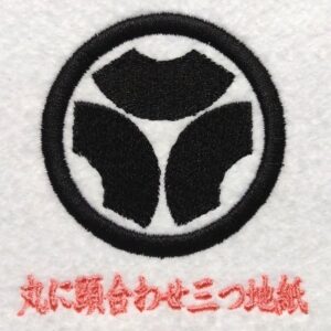 丸に頭合わせ三つ地紙