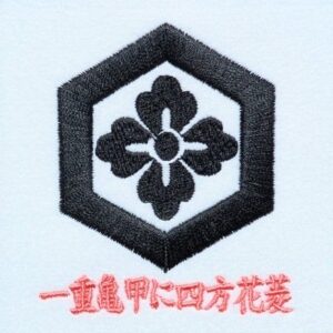 一重亀甲に四方花菱