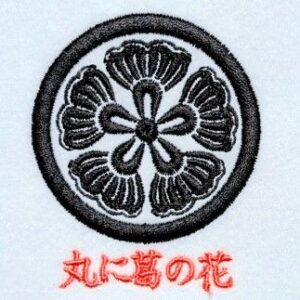 丸に葛の花