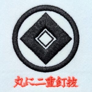 丸に二重釘抜