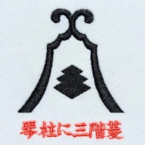 琴柱に三階菱