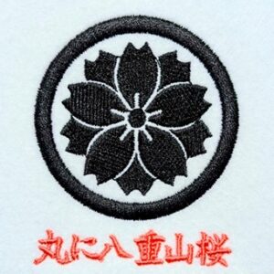 丸に八重山桜
